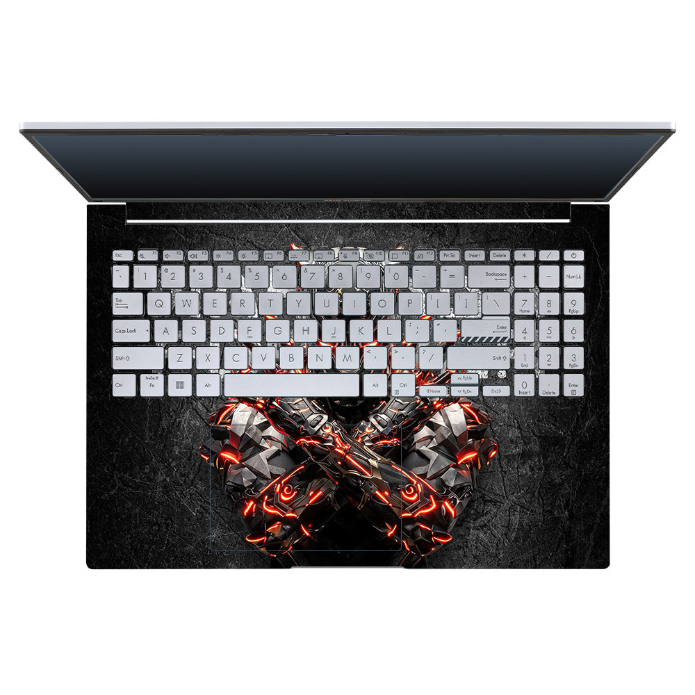 Black Panther Glowing Fury Asus Vivobook 16X M1603QA Laptop Skin