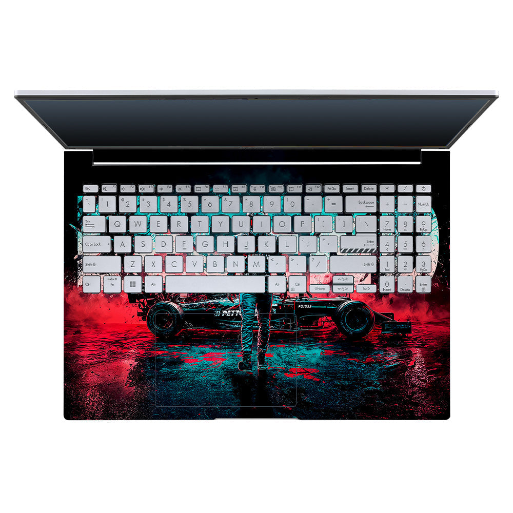 F1 Legend Racer Asus Vivobook 16X M1603QA Laptop Skin