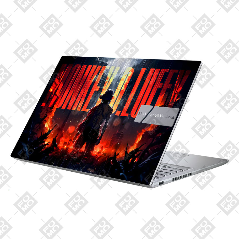 Monkey D. Luffy Blazing Red Asus Vivobook X1605ZA Laptop Skin