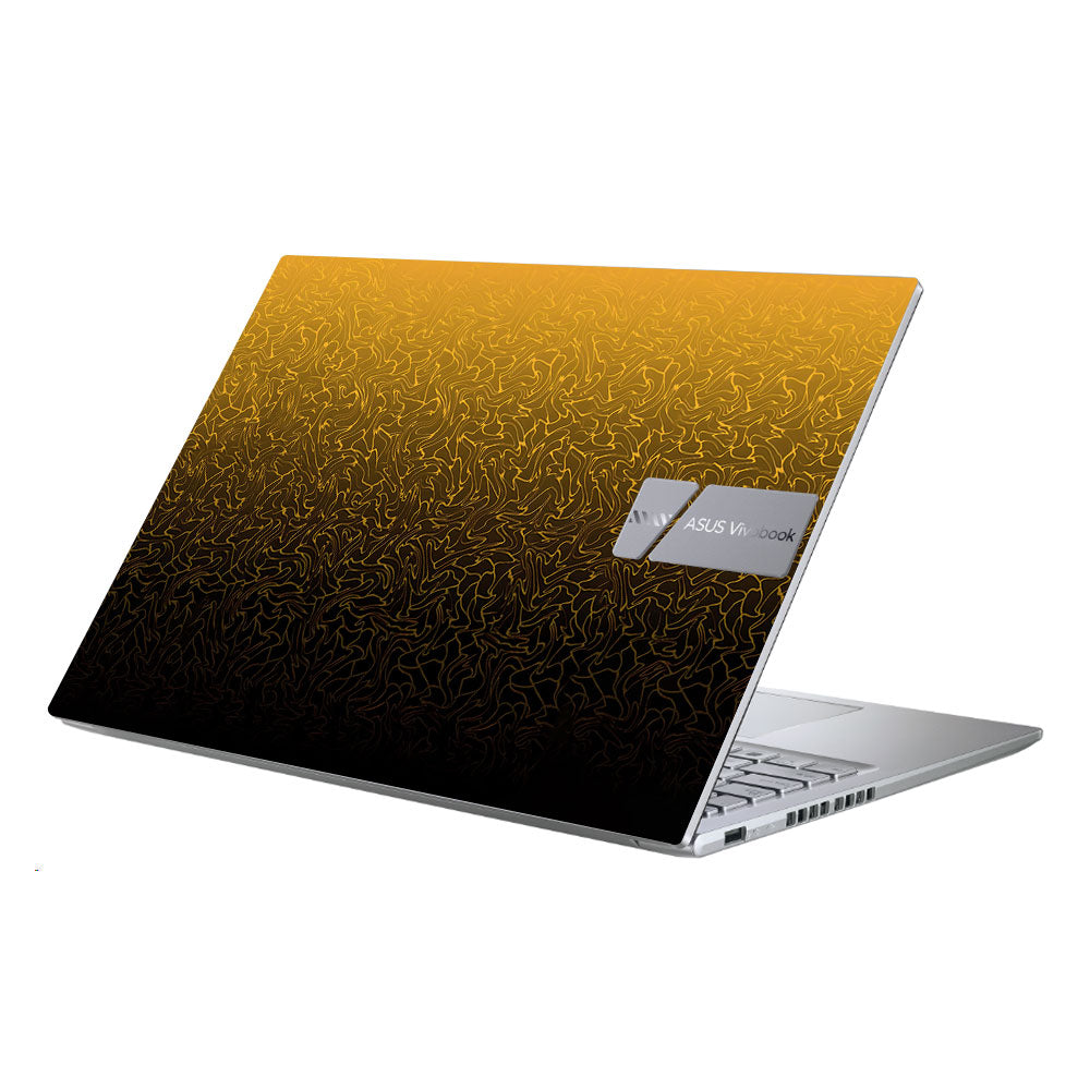 Orange to Black Gradient Asus Vivobook X1605ZA Laptop Skin
