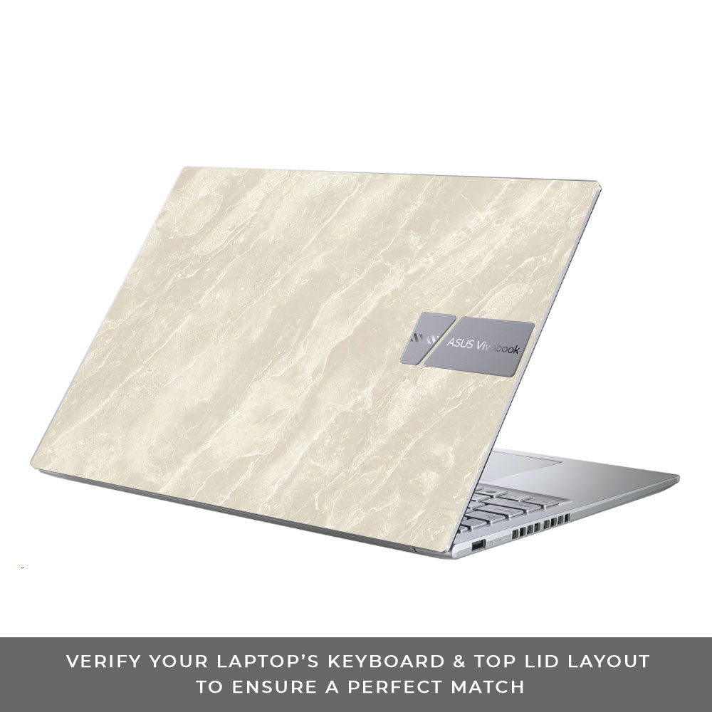 Textured Marble Asus Vivobook X1605ZA Laptop Skin
