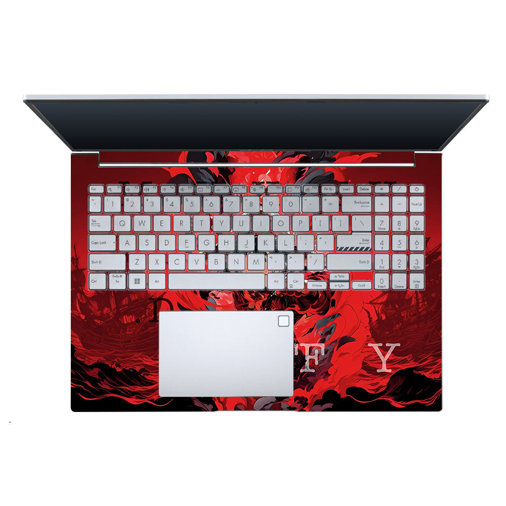 Red King Luffy Asus Vivobook 16 X1605V Laptop Skin