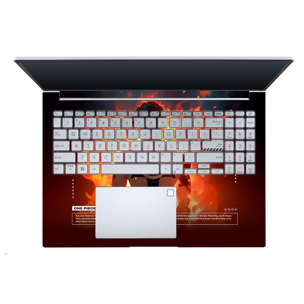 Fire Fist Ace Asus Vivobook 16 X1605V Laptop Skin