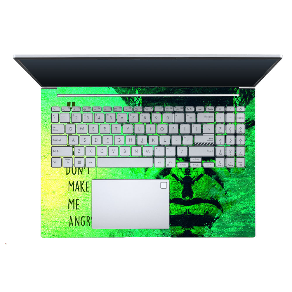 Hulk Don't Make Me Angry Asus Vivobook X1605ZA Laptop Skin