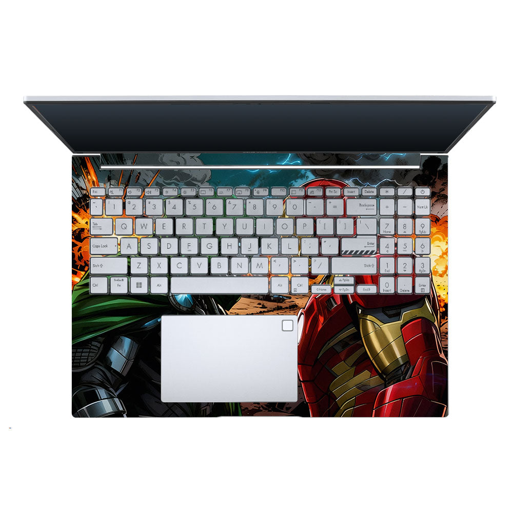 Iron Man vs Doom Asus Vivobook 16 X1605V 3D Laptop Skin