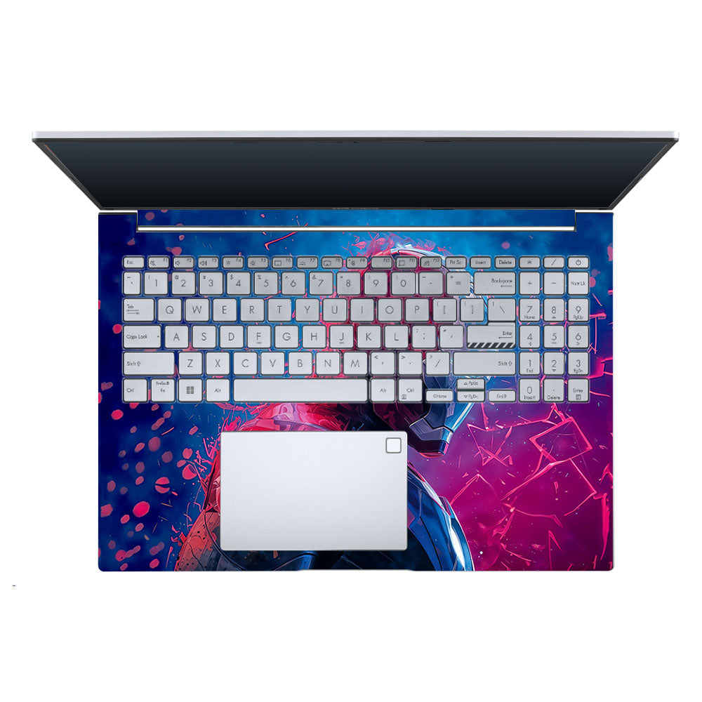 Iron Man Neon Tech Asus Vivobook X1605ZA Laptop Skin