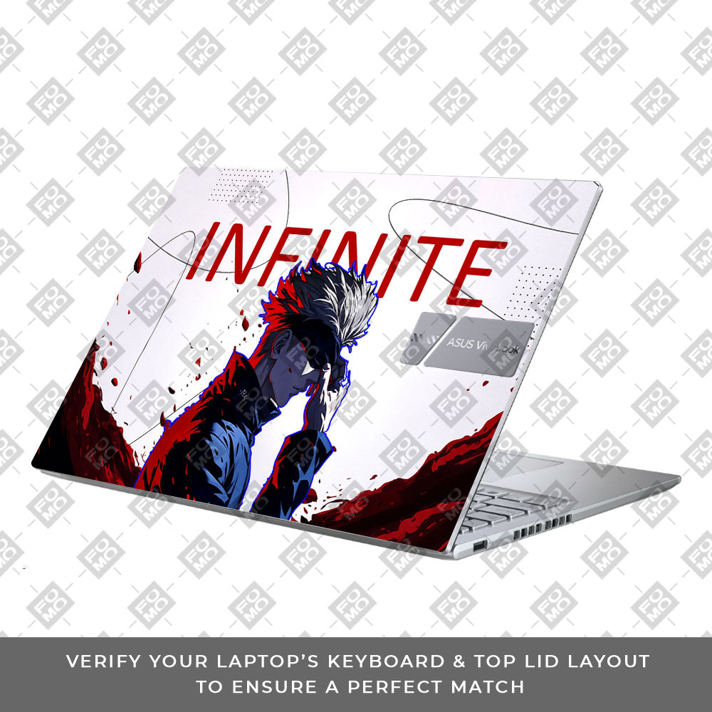 JJK Satoru Gojo Asus Vivobook X1605ZA Laptop Skin