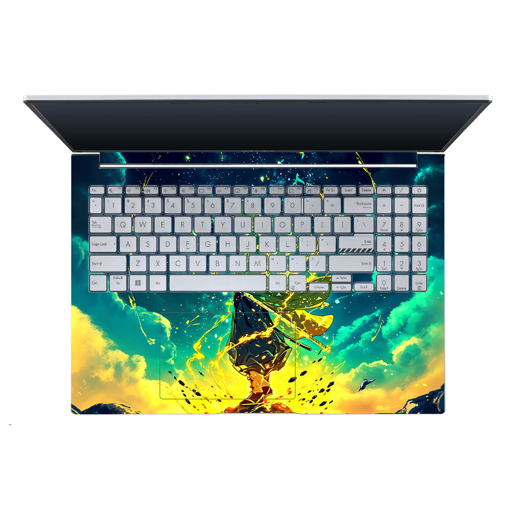 Zenitsu Thunder God Asus Vivobook X1605ZA Laptop Skin