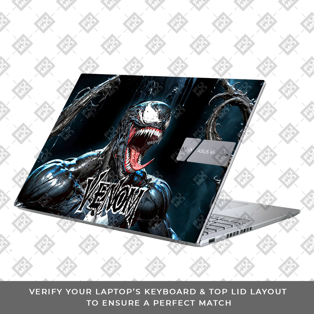 Venom Unchained Asus Vivobook X1605ZA Laptop Skin