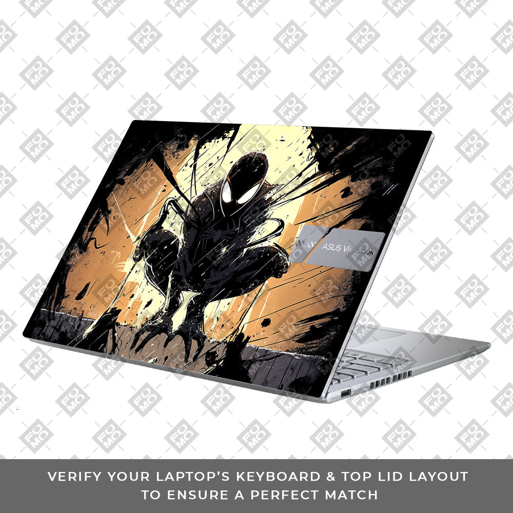 Shadow Spiderman Asus Vivobook X1605ZA Laptop Skin