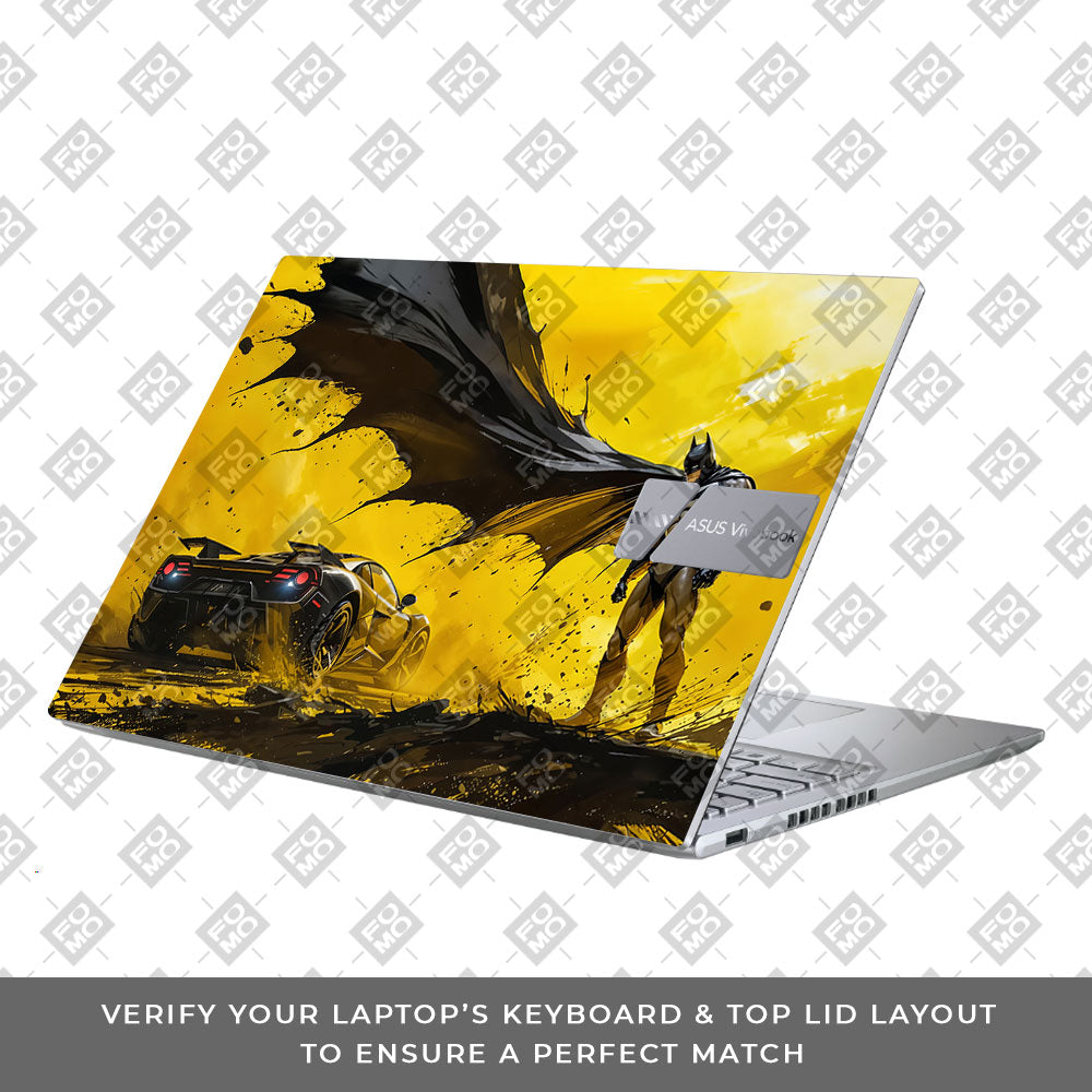 Dark Knight Velocity Asus Vivobook X1605ZA Laptop Skin