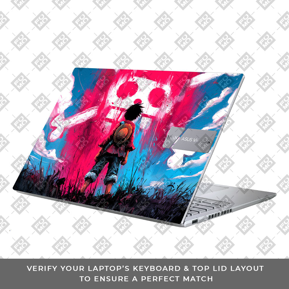 Straw Hat Graffiti One Piece Asus Vivobook X1605ZA Laptop Skin