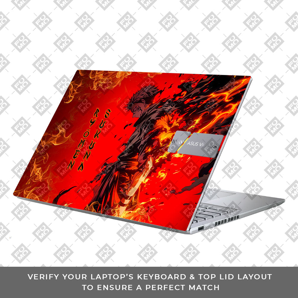 Ryomen Sukuna Lord of Curses Asus Vivobook X1605ZA Laptop Skin