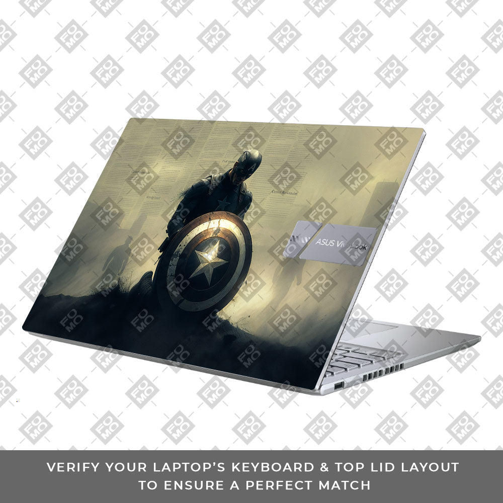 Captain's Valor Asus Vivobook X1605ZA Laptop Skin