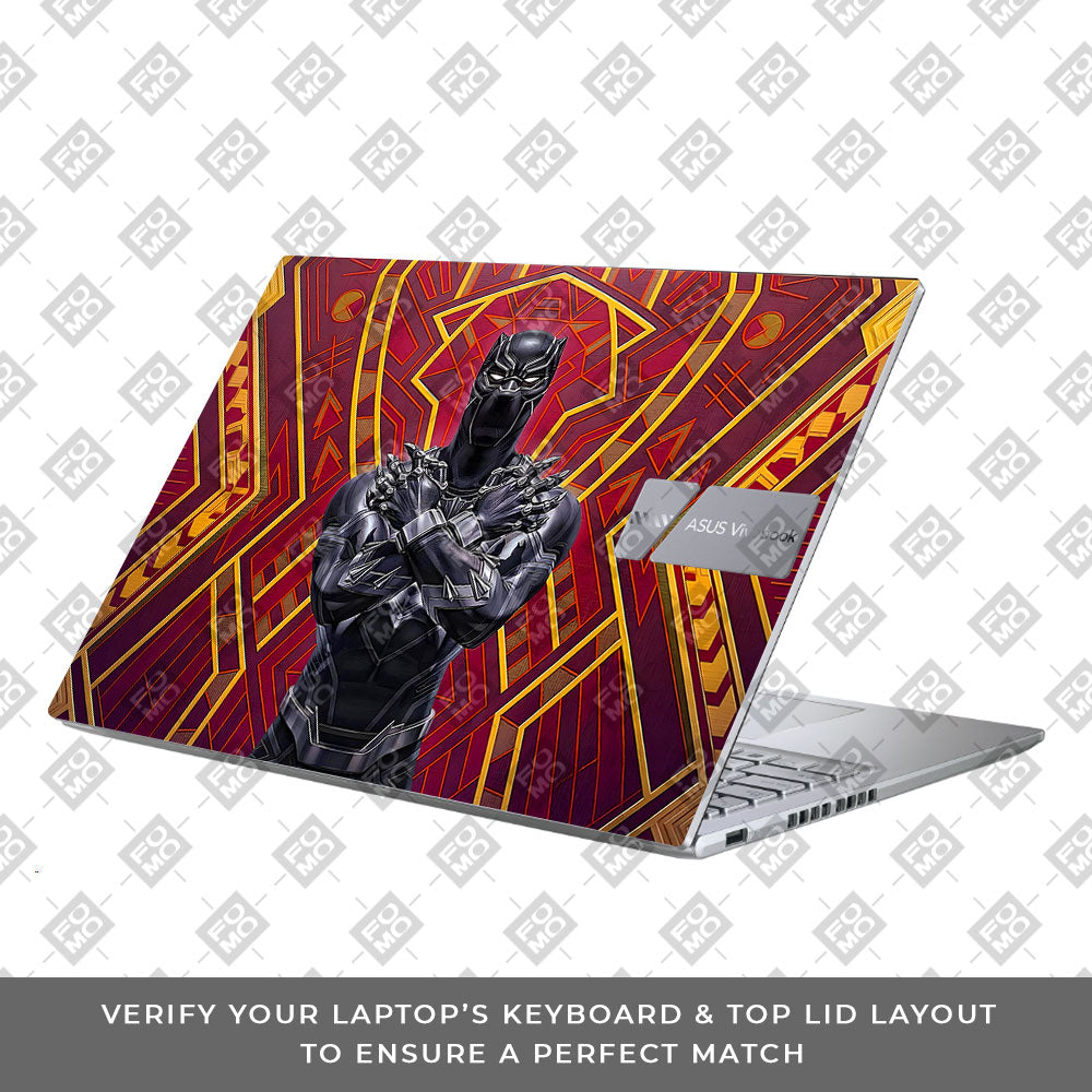 Wakanda Royal Power Asus Vivobook X1605ZA 3D Laptop Skin