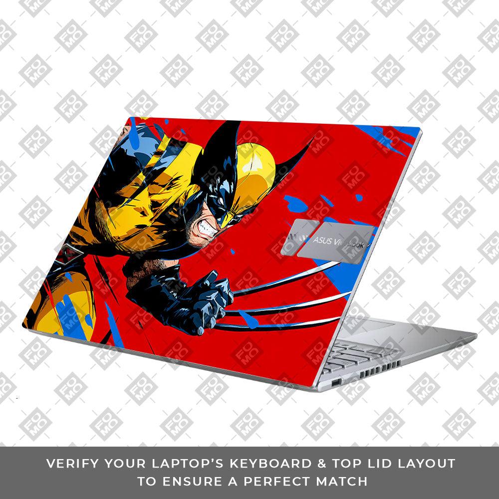 Adamantium Rage Asus Vivobook X1605ZA Laptop Skin