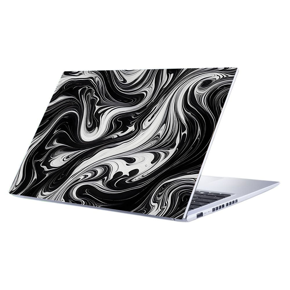 Black and White Marble Asus Vivobook 15 X1502ZA Laptop Skin