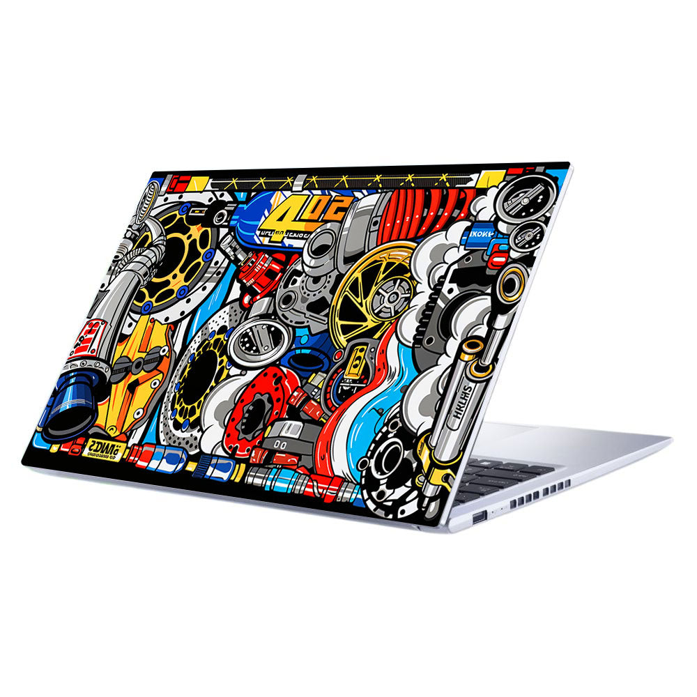 Mechanical Chaos Asus Vivobook 15 X1502ZA Laptop Skin