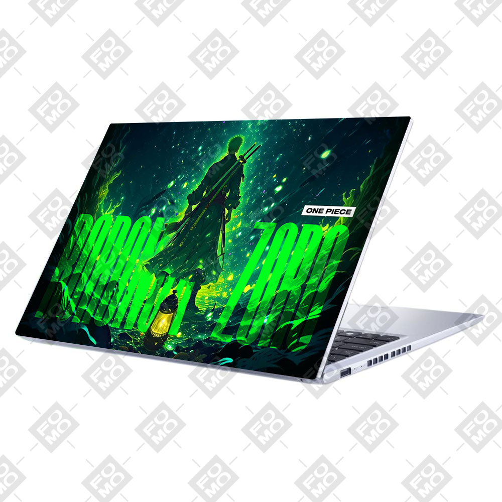 Roronoa Zoro Green Fury Asus Vivobook 15 X1502ZA Laptop Skin