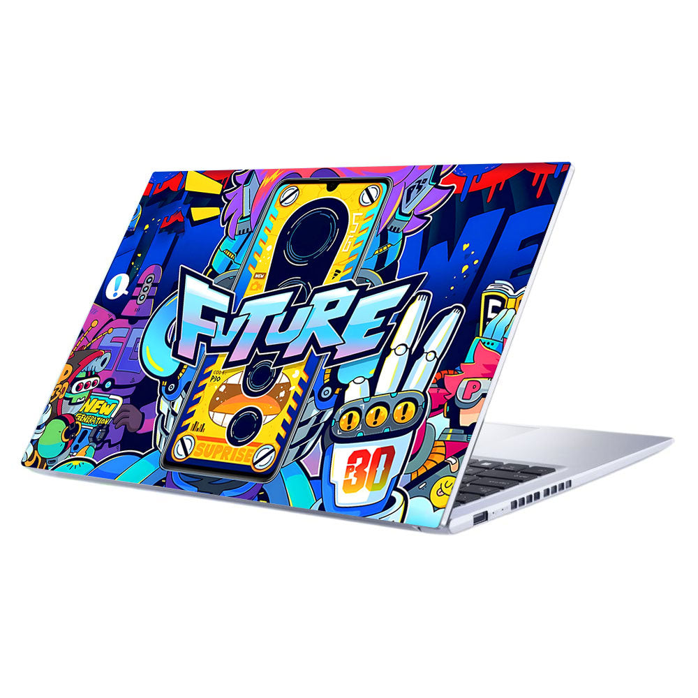 Futuristic Cyberpunk Vision Asus Vivobook 15 X1502ZA Laptop Skin