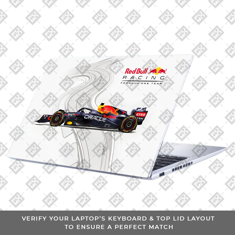 Red Bull Racing in Action Asus Vivobook 15 X1502ZA Laptop Skin