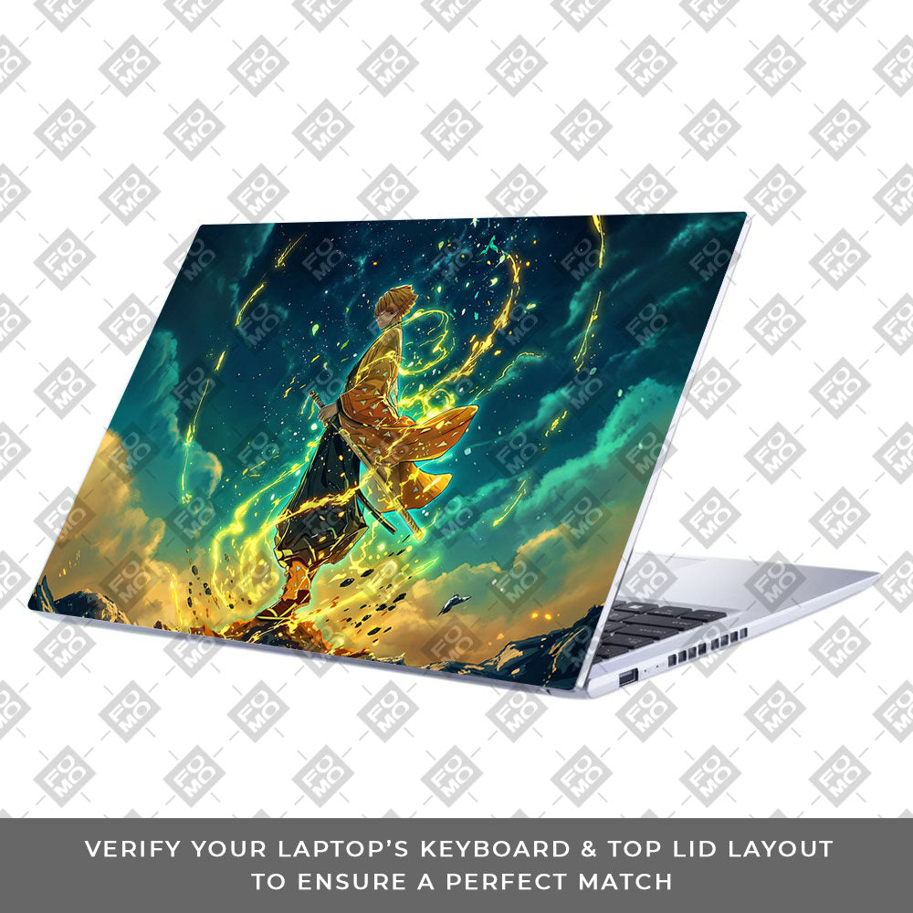 Zenitsu Thunder God Asus Vivobook 15 X1502ZA Laptop Skin