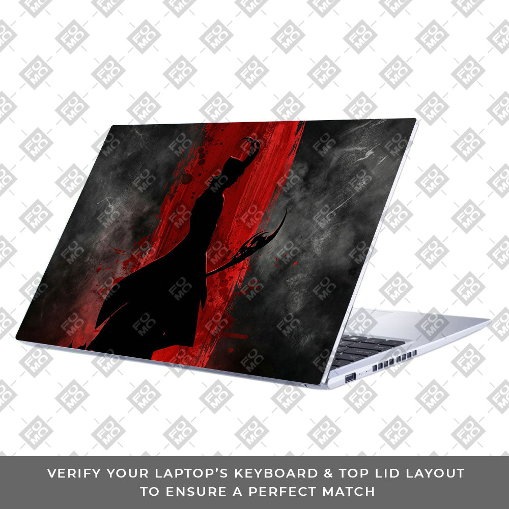 Loki Silhouette Red Strike Asus Vivobook 15 X1502ZA Laptop Skin