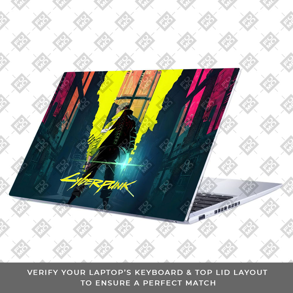 Cyberpunk Uprising Asus Vivobook 15 X1502ZA Laptop Skin