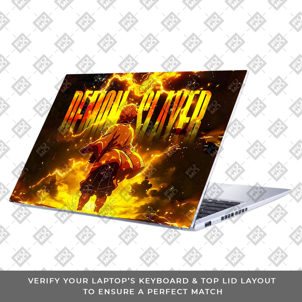 Zenitsu Lightning Strike Asus Vivobook 15 X1502ZA Laptop Skin