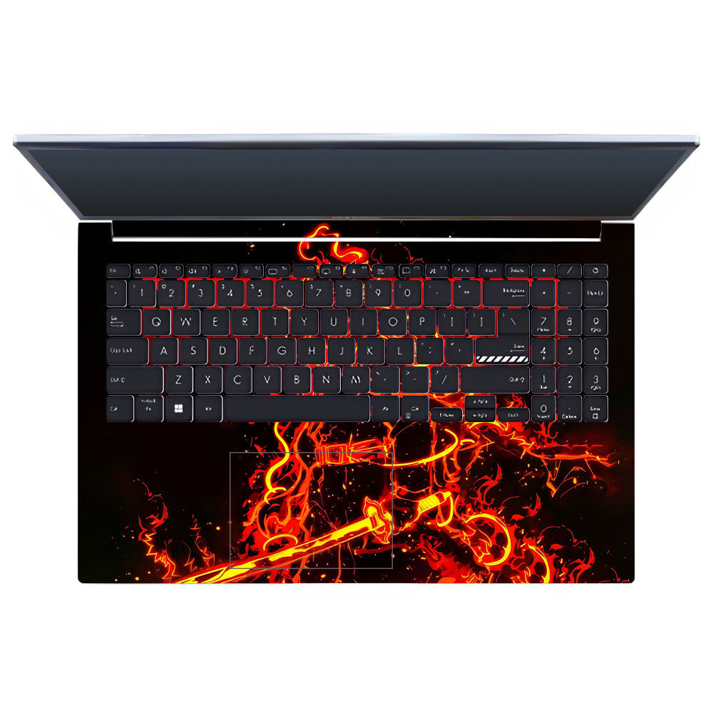 Rengoku Blazing Inferno Asus Vivobook 15 X1502ZA Laptop Skin