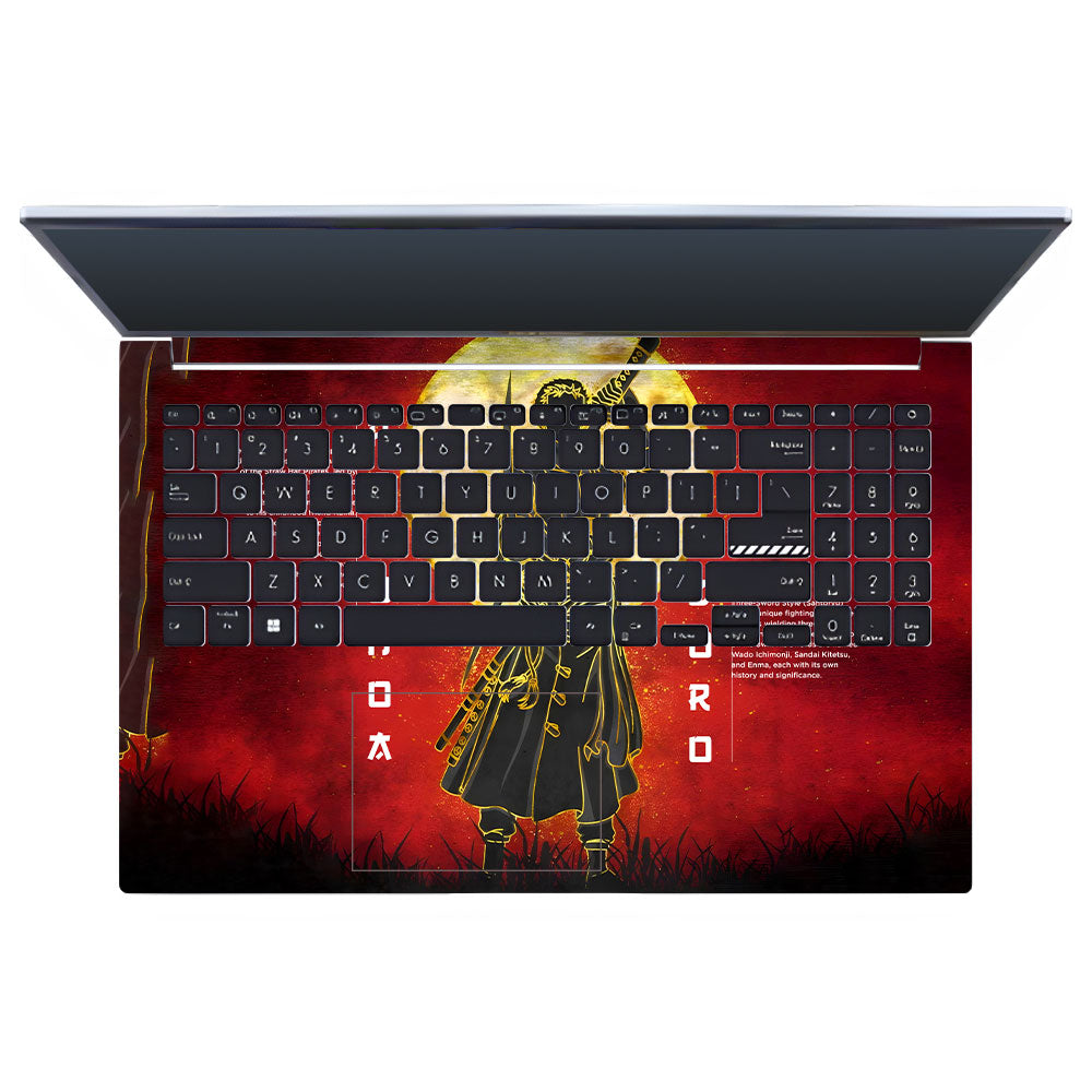 Zoro Under Golden Moon Asus Vivobook 15 X1502ZA Laptop Skin