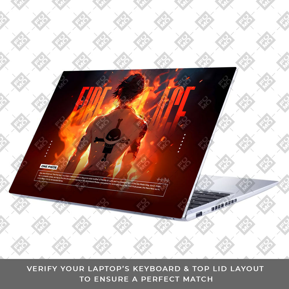 Fire Fist Ace Asus Vivobook 15 X1502ZA Laptop Skin
