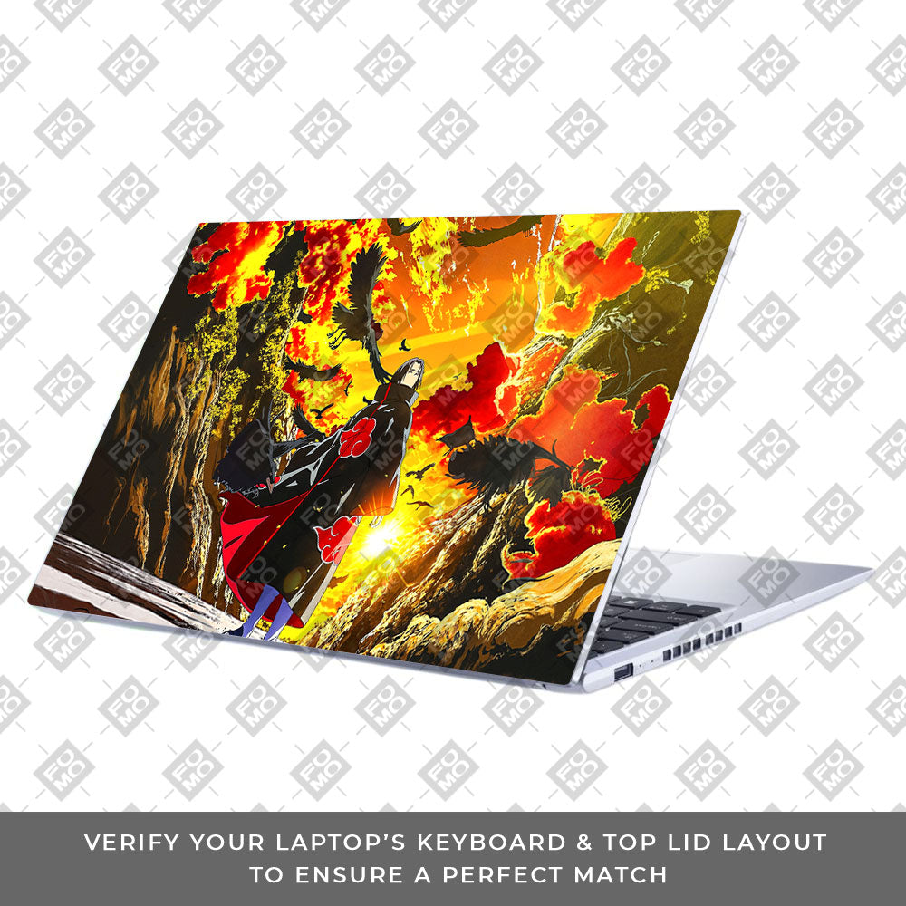 Itachi with Flock of Crows Asus Vivobook 15 X1502ZA Laptop Skin