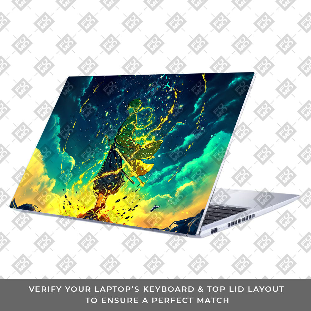 Zenitsu Thunder God Asus Vivobook 15 X1502ZA Laptop Skin