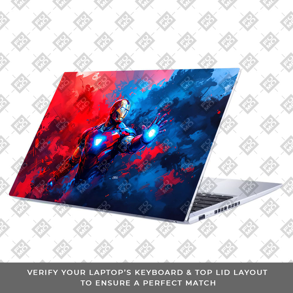 Iron Man Arc Reactor Power Asus Vivobook 15 X1502ZA Laptop Skin