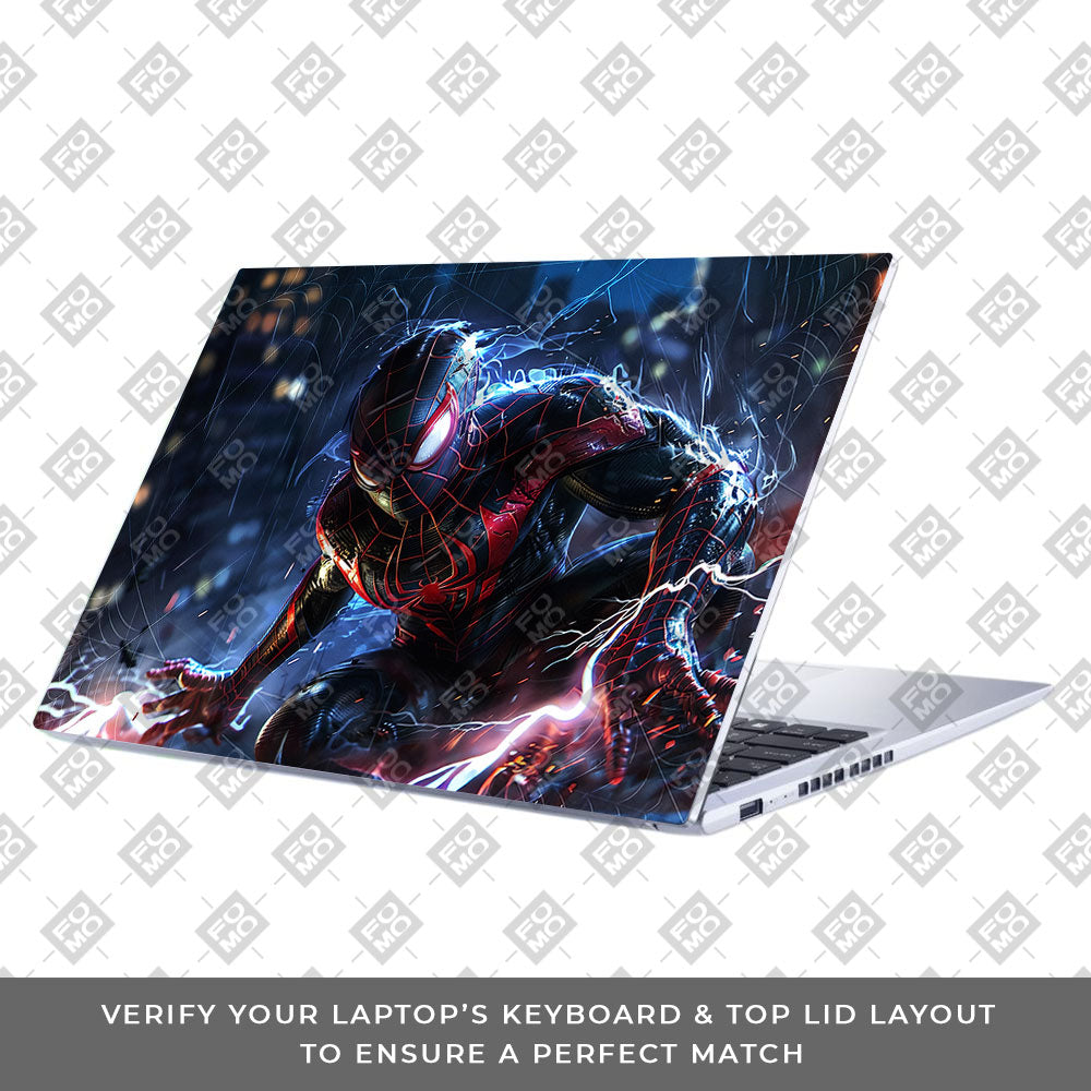 Miles Morales Shockwave Asus Vivobook 15 X1502VA 3D Laptop Skin