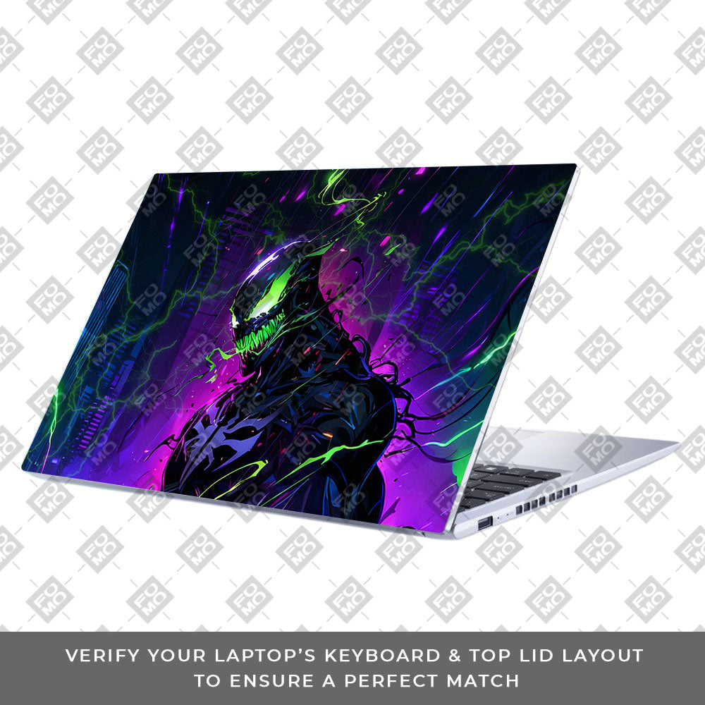 Venom Chaos Surge Asus Vivobook 15 X1502ZA 3D Laptop Skin