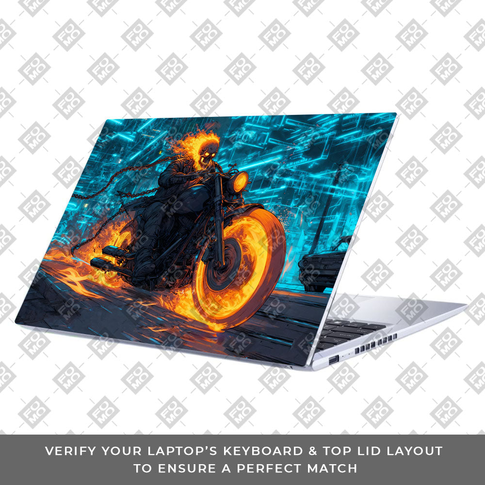 Hellfire Rider Asus Vivobook 15 X1502ZA Laptop Skin