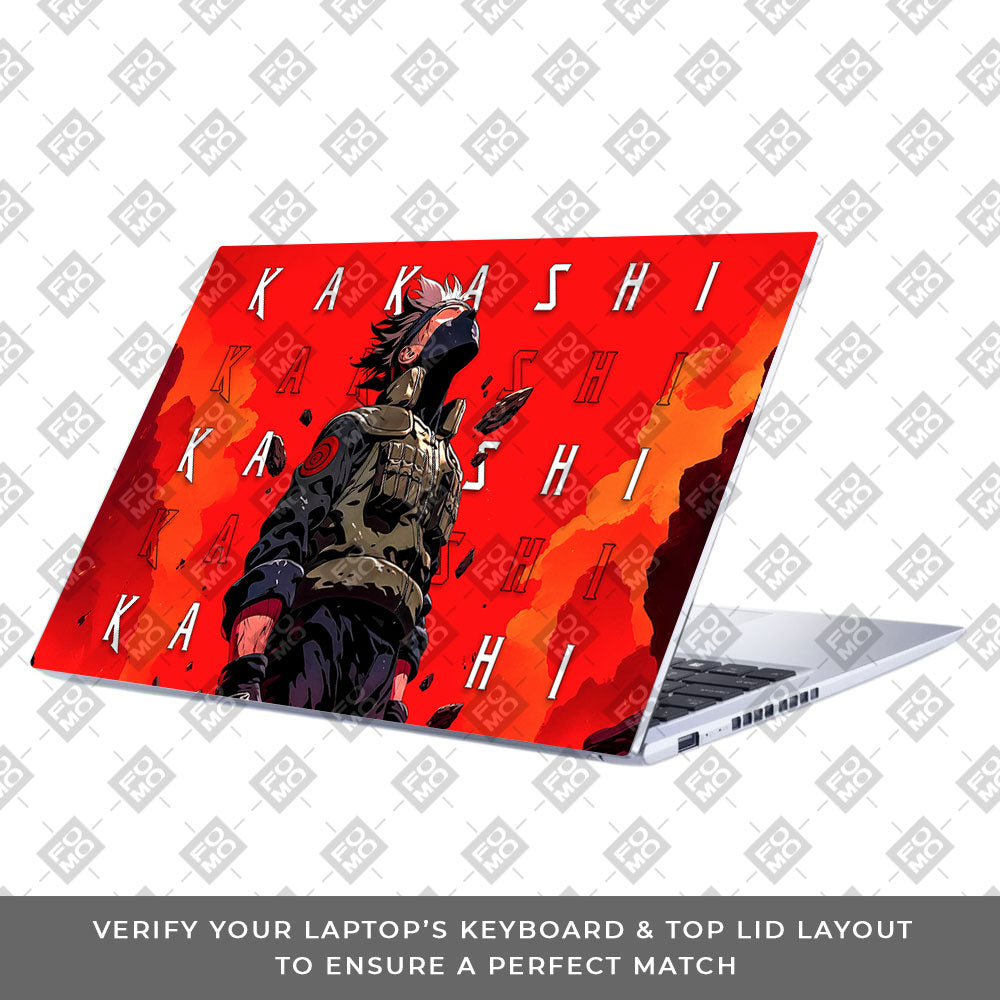 Kakashi Hatake Inferno Asus Vivobook 15 X1502ZA Laptop Skin