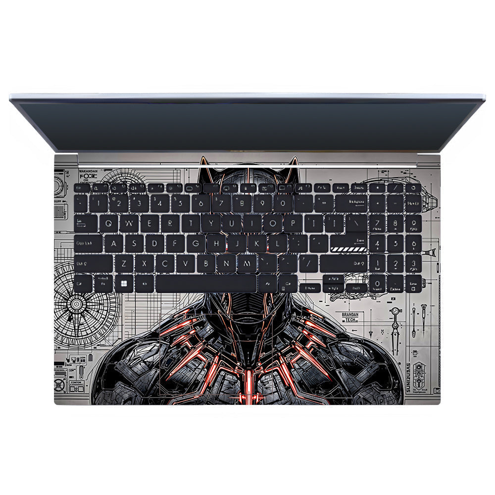 Black Panther Vibranium Tech Asus Vivobook 15 X1502ZA 3D Laptop Skin