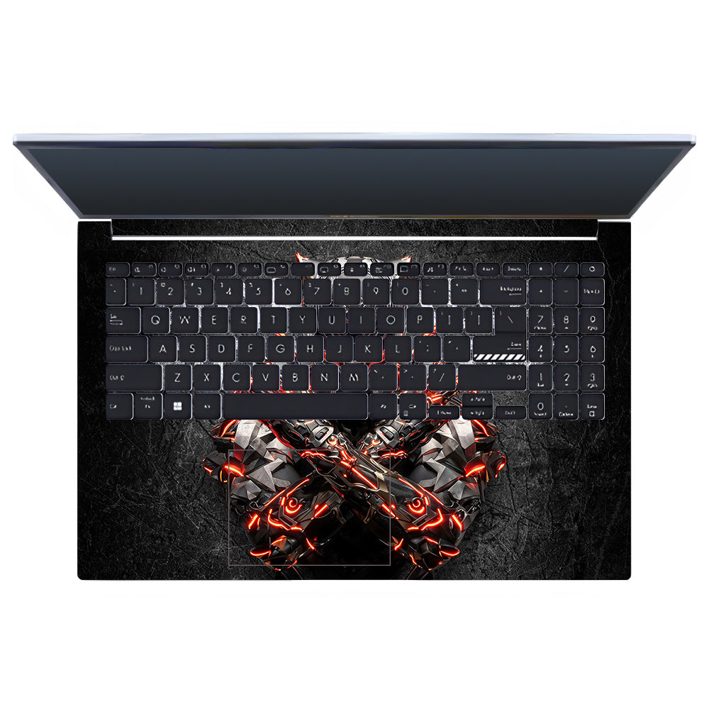 Black Panther Glowing Fury Asus Vivobook 15 X1502ZA Laptop Skin
