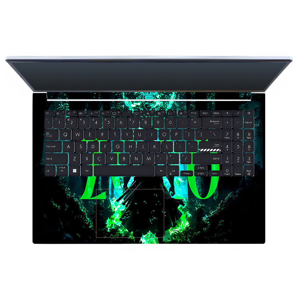 Zoro Green Aura Asus Vivobook 15 X1502ZA Laptop Skin