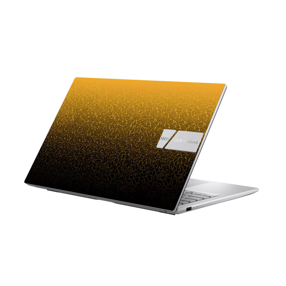 Orange to Black Gradient Asus Vivobook 15 X1504ZA Laptop Skin