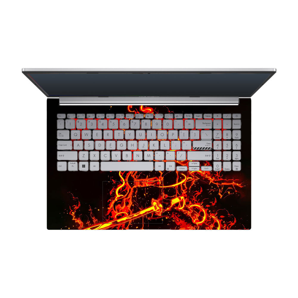 Rengoku Blazing Inferno Asus Vivobook 15 X1504ZA Laptop Skin