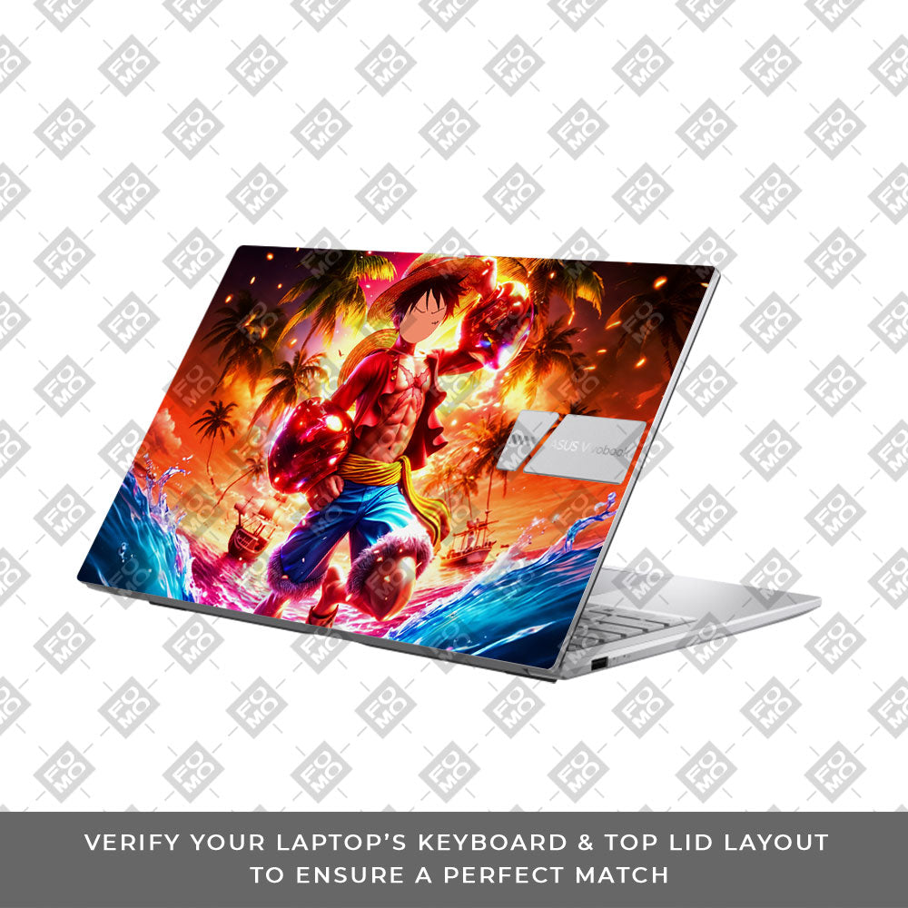 Luffy's Radiant Will Asus Vivobook 15 X1504ZA Laptop Skin