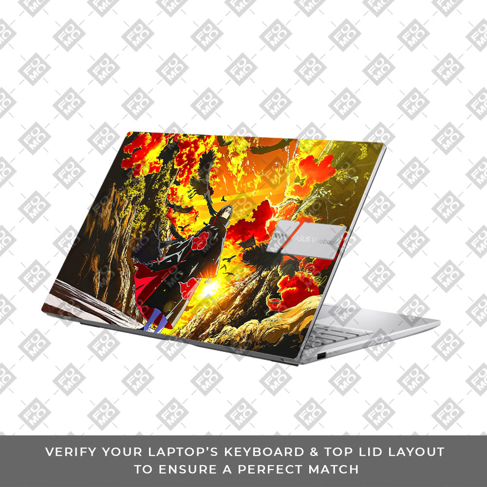Itachi with Flock of Crows Asus Vivobook 15 X1504ZA Laptop Skin