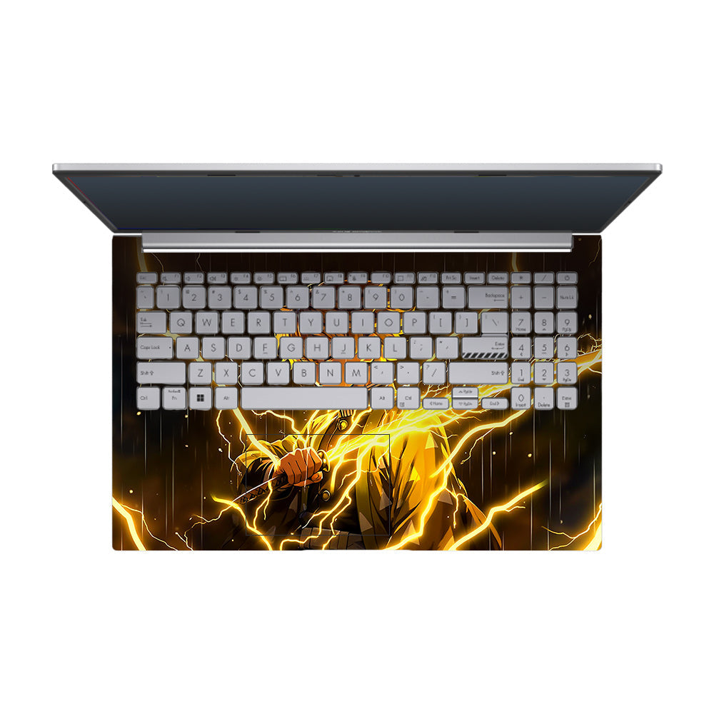 Thunder Soul Lightning Zenitsu Asus Vivobook 15 X1504ZA 3D Laptop Skin