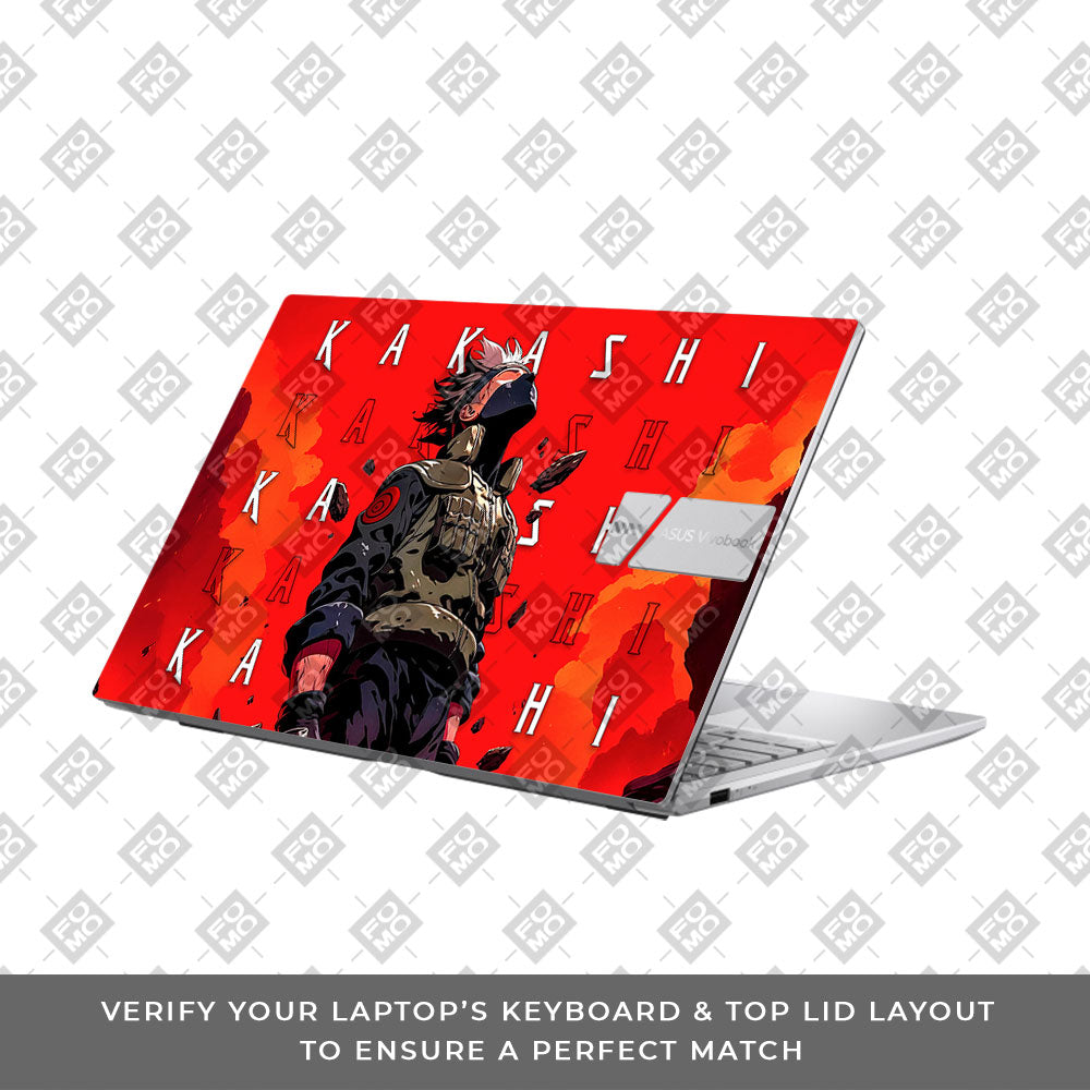 Kakashi Hatake Inferno Asus Vivobook 15 X1504ZA Laptop Skin