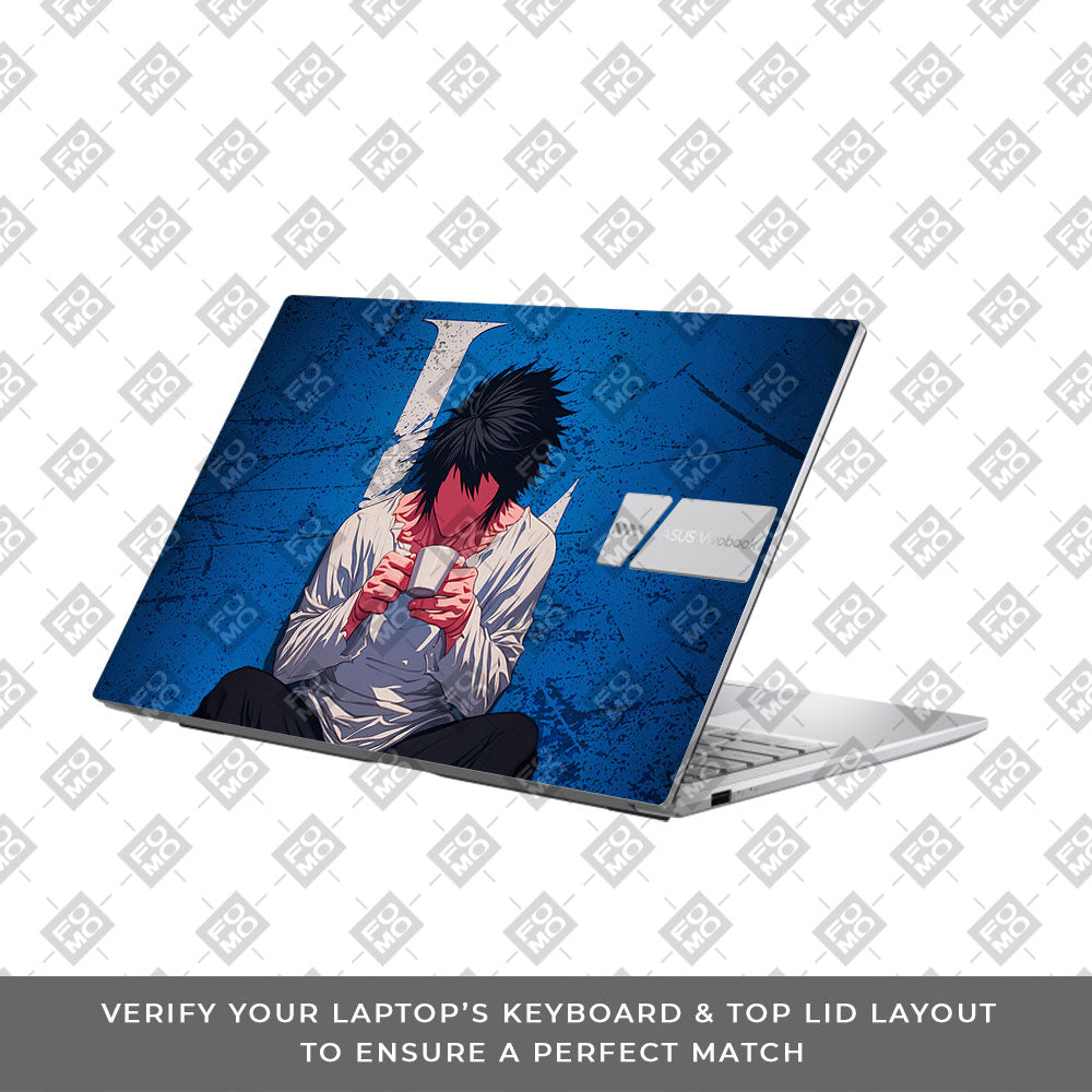 Death Note L Lawliet Asus Vivobook 15 X1504ZA Laptop Skin