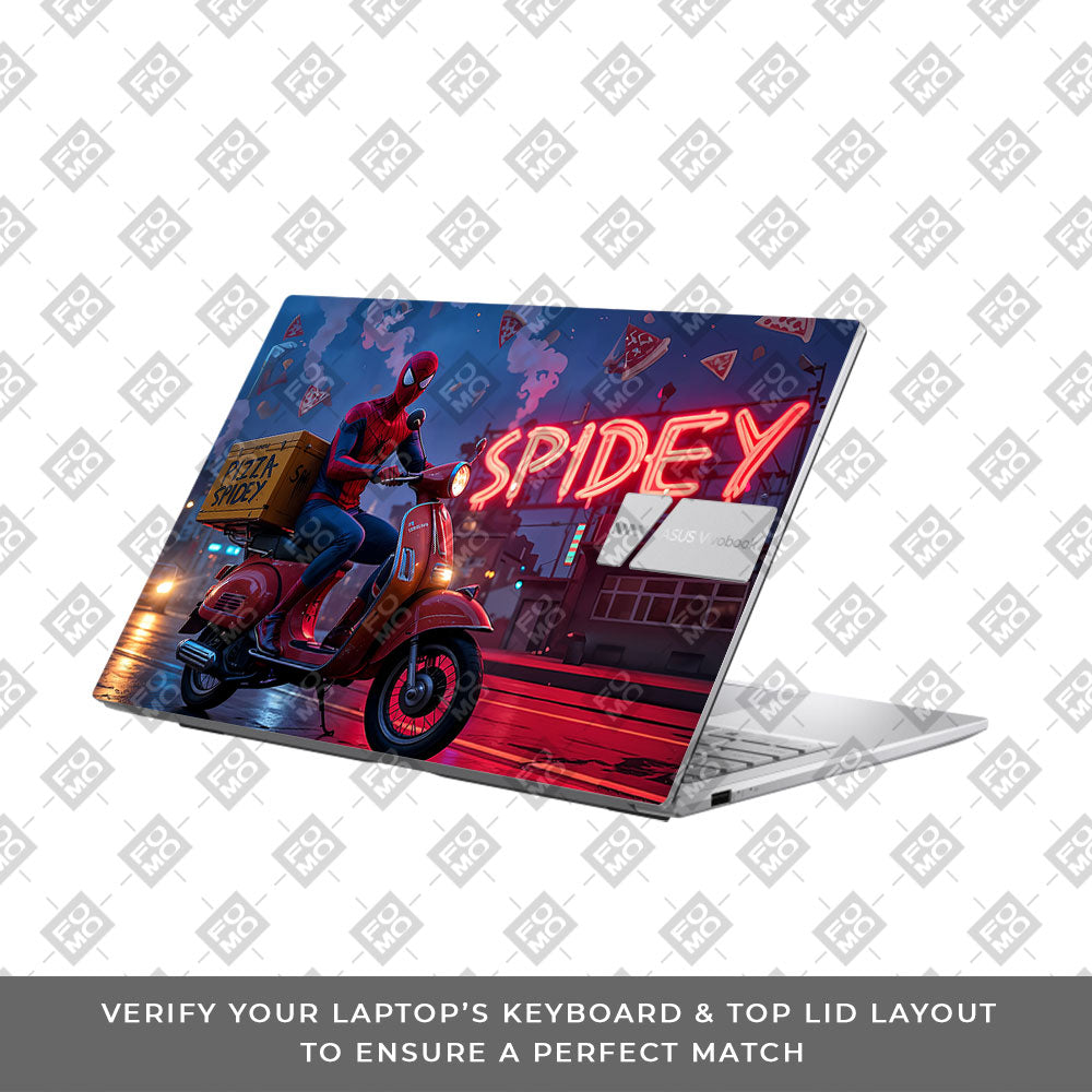 Pizza Spidey Asus Vivobook 15 X1504ZA Laptop Skin